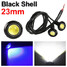 Eagle Eye LED Daytime Running 23mm Motor Car Lights Fog Light DC12V Black Shell - 2