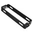 Frame Holder Adjustable Motorcycle License Plate Metal Black - 3