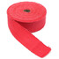 15M Turbo Manifold Exhaust Header Pipe Insulation Shields Red Wrap Heat - 3