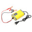 Color Yellow Smart 12V Automatic 2A Battery Charger Car Motorcycle - 2