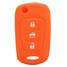 Silicone Key Case Fob Hyundai Santa Protector Cover 3Button - 4