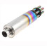 Gun Muffler Inlet Machine 32mm Shape Universal Motorcycle Exhaust Colorful - 4