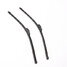 Wind Shield Wiper Blades Black J-Hook 2Pcs Universal Car 22inch - 1