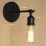Minimalist Aisle American Cafe Wall Sconce Black Bedside Restaurant Bar Wrought Iron - 2