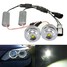 White Light 528i LED Angel Eyes 20W LCI Halo Ring BMW - 10