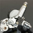 8inch Universal 22mm Motorcycle Chrome Brake Master Cylinder Clutch Lever Right - 6