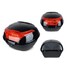 Luggage Large Trunk Motorcycle Scooter Tail Case Helmet Box 5 Colors Top - 3