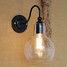 Wrought Iron Restaurant Modern Adornment Wall Lamp Glass - 3