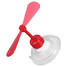 Decorate Rubber Fan Helmet Accessories Propellers Style Universal Motorcycle Suction Cup - 9