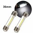 LED White COB Glass Festoon Dome Reading Light License Lights - 7