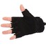 Riding Cycling Hunting Nylon Gloves Leather Outdoor Tactical Half Finger - 3