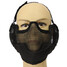 Paintball Airsoft Protection Mask Half Face Mesh Steel Wargame - 1