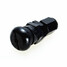 Metal Tire Valve Stem Caps Alloy 4pcs Wheel Air Aluminium Covers Black Styling - 4