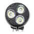 Thick Motorcycle Super Bright LED Headlight Sun Spotlights Small Section 12V 9W Three Lamp - 3