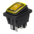 Car Boat LED Light Rocker Toggle Switch Waterproof ON-OFF-ON Pin 12V Latching - 5