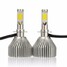 Driver Pair White 6000K 40W LED Car Headlight 3000LM H1 H3 H4 H7 - 8