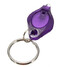 Mini LED Light Camping Hiking Purple Torch Key Keychain Flashlight - 2