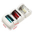 3pcs Starboard Port 1W Mini Signal Light Navigation Marine Boat Yacht - 2