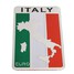 Emblem Decal Decoration Flag Aluminum Map Italy Badge Car Sticker Pair - 3