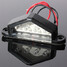 LED Rear Truck Trailer 10-30V License Plate Light Lamp Waterproof - 4
