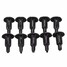 Retainer Bumper Clips Fastener Trims HYUNDAI Elantra 10pcs Front Rear Plastic Car Hood - 6