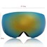 Blue Anti Fog Bike Racing Outdoor Snowboard Ski Winter Yellow Goggles Unisex Dual Len Motor - 2