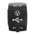 Ports Car Waterproof Dual USB Charger Cigarette Lighter Socket Power Adapter 12V - 4