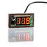 Waterproof 12V Digital Display Voltmeter Car Boat Meter For Motorcycle Rectangle - 1