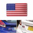 Universal Car Badge USA Flag Sticker Decal Metal Truck Auto Emblem American Decor - 1