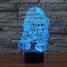 Novelty Lighting Decoration Atmosphere Lamp 3d Touch Dimming Led Night Light 100 Christmas Light - 4