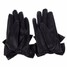 Butterfly Soft Women Wrist Fashion Bow PU Leather Gloves Winter - 2