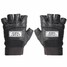 Cycling Sport Unisex Half Finger Black Driving PU Gloves - 1
