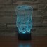 3d Night Light Led Table Lamp Illusion 100 Shape - 2
