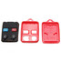 Remote Key Shell Fob Case Ford 4 Button Rubber Pad 4 Color - 8