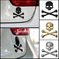 Bone Car 3D Skeleton Skull Logo Emblem Badge Metal Sticker Decal - 5