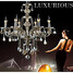 Cognac Color Crystal Lights Flush Mount K9 Chandelier Modern - 1