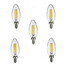 4w Edison Filament 5pcs Led Degree Candle Bulb Warm 400lm E14 - 1