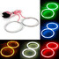 70mm Car COB Bulb Lamp Light 12V-24V LED Angel Eyes Halo Ring - 1