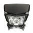 Street Fighter Motorcycle Fairing Beam Hi Lo Universal DirtBike Headlight Lamp 12V - 3