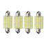 Light Lamp Bulb White 41MM LED 4pcs Roof Car Interior 3W - 6