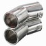 VW Golf Jetta Bora Car Stainless Steel Exhaust Tail Muffler Tip Pipe - 4