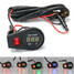 Gauge Motorcycle Voltage Bike 12-24V LED Digital Display Voltmeter ON OFF Switch - 1