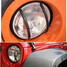 Cover for Jeep Wrangler JK Guard Head Light Black Steel Front 2Pcs - 2