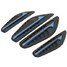 Silicone Sticker Bumper Side Anti-rub Strips 4pcs Car Rear View Mirror Door Edge - 5