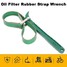 Capacity Removal Tool Car Repair 30cm 12 Inch Adjustable Rubber Strap Oil Filter Wrench - 1