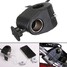 Motorcycle Cigarette Lighter Power Socket Holder Phone MP3 12V GPS - 1