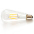 Cob Ac85-265v Led Filament Bulbs Filament Warm White St64 E26/e27 Retro 6w - 3