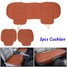 Car Front Car Seat cushion Breathable PU Leather 3pcs Pad Mat Bamboo Charcoal Rear Seat Cover - 9