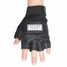 Cycling Sport Unisex Half Finger Black Driving PU Gloves - 5