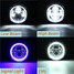 7Inch Round Signal Lamp Headlight For Harley Jeep Beam LED DRL Hi Lo Halo - 6